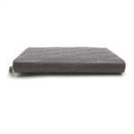 Balenciaga Leather Round Wallet Gray