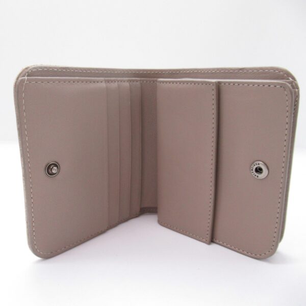 Balenciaga Lambskin Bifold Wallet Beige