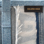 Balenciaga Denim Tote Bag Barbes 671409