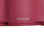 Balenciaga Mini Paper Wallet Leather Pink