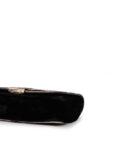 Yves Saint Laurent Calf Hair Double Horn Mombassa Bag Black White