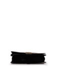 Yves Saint Laurent Calf Hair Double Horn Mombassa Bag Black White