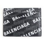 Balenciaga BB Logo Leather PVC Card Holder