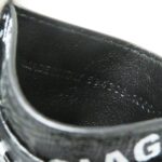 Balenciaga BB Logo Leather PVC Card Holder