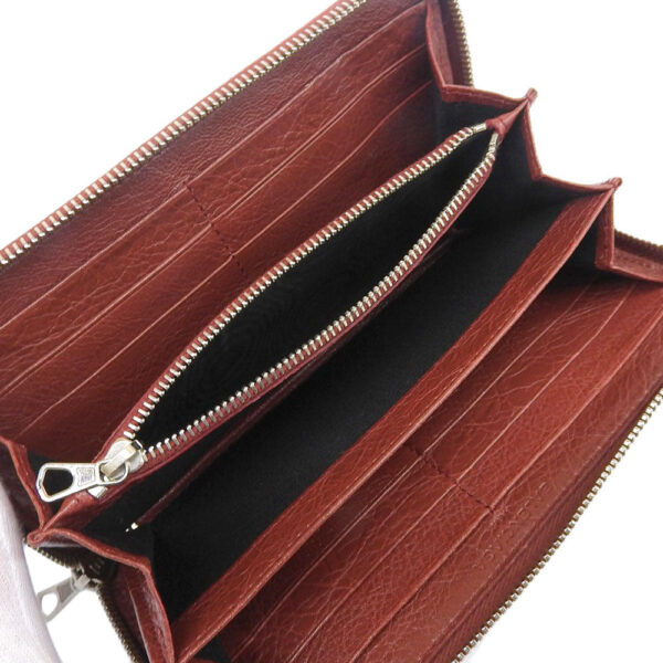 Balenciaga Essential Zip Around Leather Wallet