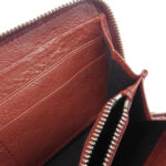 Balenciaga Essential Zip Around Leather Wallet
