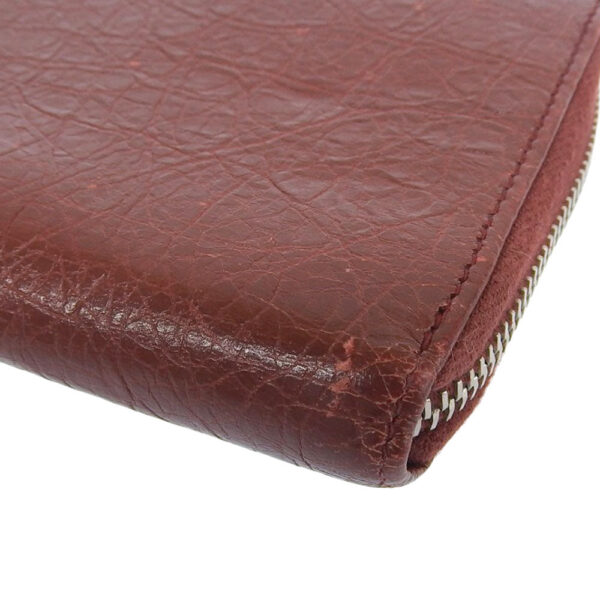 Balenciaga Essential Zip Around Leather Wallet