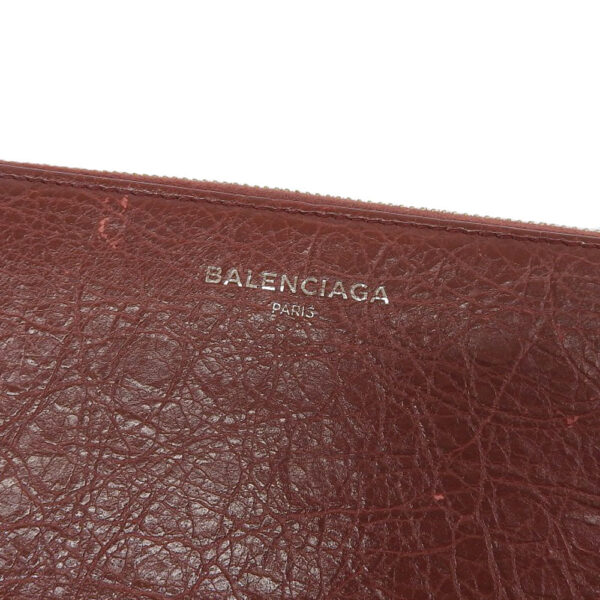 Balenciaga Essential Zip Around Leather Wallet