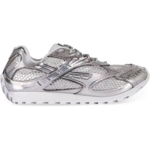 Bottega Veneta Orbit Low-Top Sneakers Silver