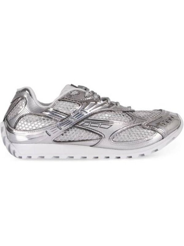 Bottega Veneta Orbit Low-Top Sneakers Silver