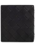 Bottega Veneta Intrecciato Slim Half Wallet Black