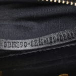Fendi Peekaboo Handbag 8BN290 Black Leather