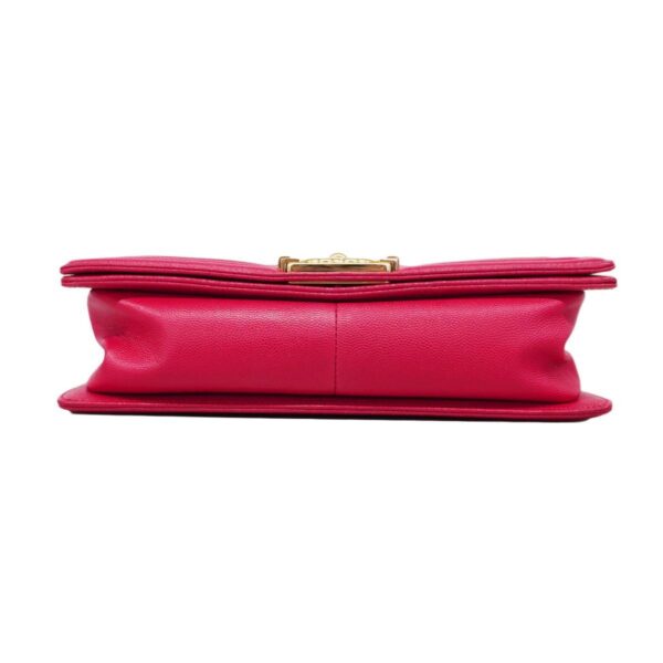 Chanel Boy Leather Chain Shoulder Bag