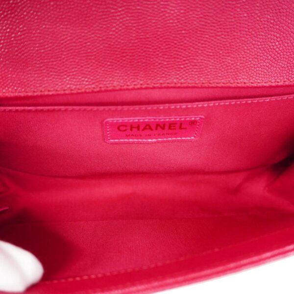 Chanel Boy Leather Chain Shoulder Bag