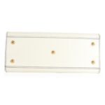 Christian Dior White Smooth Leather D-Bee Tote