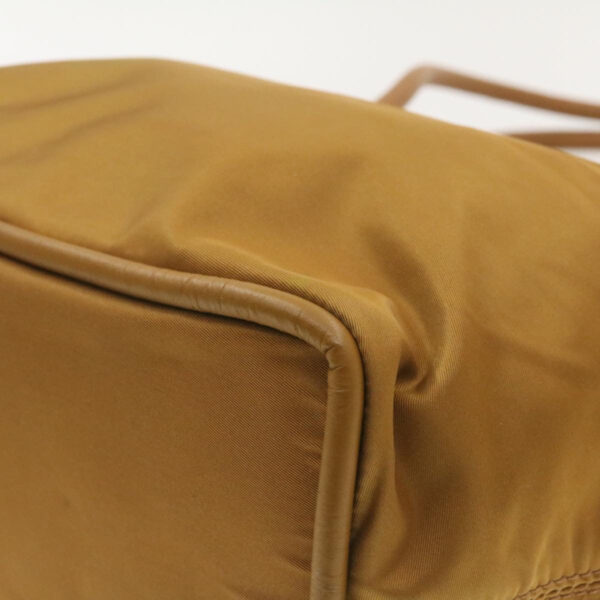 CELINE Shoulder Bag Nylon Brown  18746