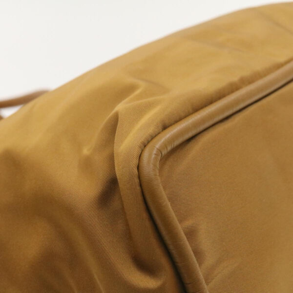 CELINE Shoulder Bag Nylon Brown  18746