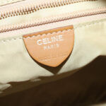CELINE Shoulder Bag Nylon Brown  18746
