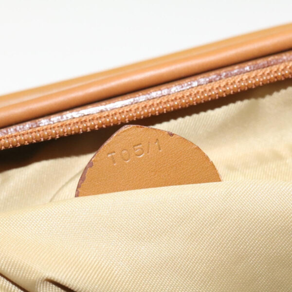 CELINE Shoulder Bag Nylon Brown  18746