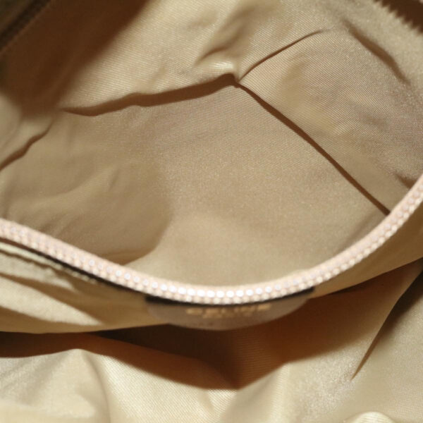 CELINE Shoulder Bag Nylon Brown  18746