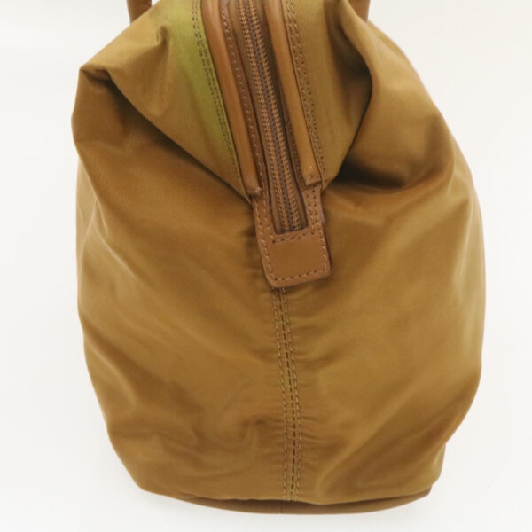 CELINE Shoulder Bag Nylon Brown  18746