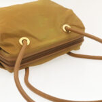 CELINE Shoulder Bag Nylon Brown  18746