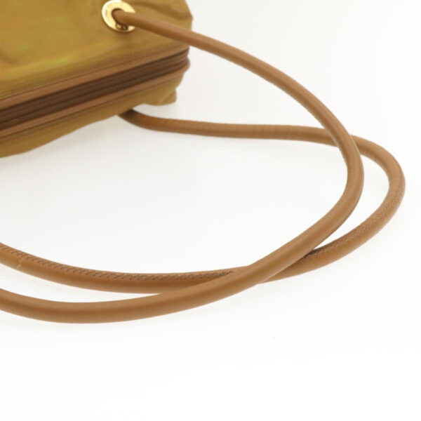 CELINE Shoulder Bag Nylon Brown  18746
