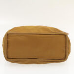 CELINE Shoulder Bag Nylon Brown  18746