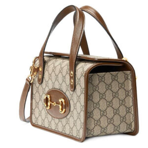 (WMNS) GUCCI Canvas Horsebit 1955 Old Flower Logo Single-Shoulder Bag Mini Brown 645453-92TCG-8563