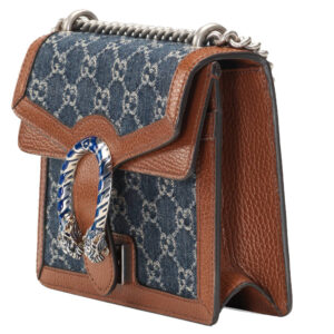 (WMNS) GUCCI Dionysus Single Shoulder Bag Mini Blue/Brown 421970-2KQFN-4483