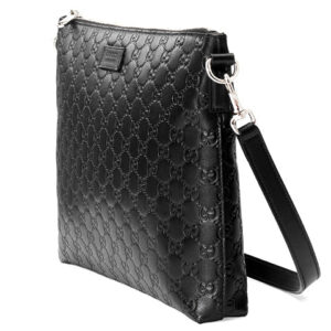 (WMNS) GUCCI GG Leather Single-Shoulder Bag Black 473882-DMT1N-1000
