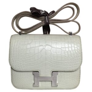 Hermes Constance 18 Bag Beton Alligator PHW