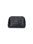 Bottega Veneta Intrecciato Calfskin Pouch Black