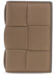 Bottega Veneta Bottega Veneta Leather Card Holder, Men's, Brown