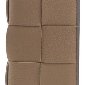 Bottega Veneta Bottega Veneta Leather Card Holder, Men's, Brown