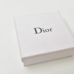 CHRISTIAN DIOR Wallet Trifold Folding Trotter Pattern Rasta Color Beige 43008