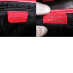 Christian Dior x John Galliano Hardcore Saddlebag Leather Black Red Handbag