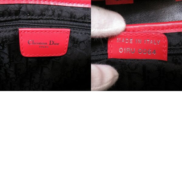 Christian Dior x John Galliano Hardcore Saddlebag Leather Black Red Handbag
