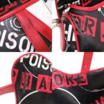 Christian Dior x John Galliano Hardcore Saddlebag Leather Black Red Handbag