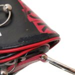 Christian Dior x John Galliano Hardcore Saddlebag Leather Black Red Handbag