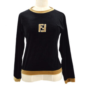 FENDI FF patch long-sleeved T-shirt