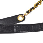 CHANEL 1990s Triple CC Drawstring Bag Black Caviar