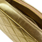 CHANEL 1996-1997 Gold Lambskin Camera Bag Mini