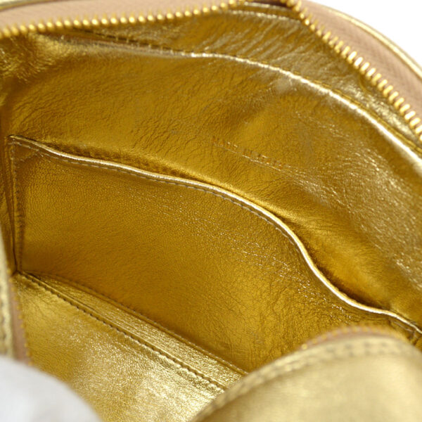 CHANEL 1996-1997 Gold Lambskin Camera Bag Mini