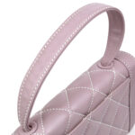 CHANEL 2004-2005 Wild Stitch Handbag Lilac Calfskin