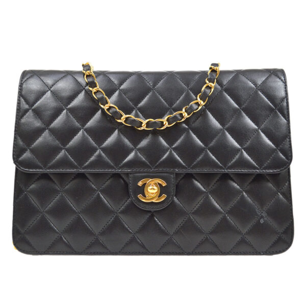 CHANEL 2001-2003 Turnlock Half Flap Medium
