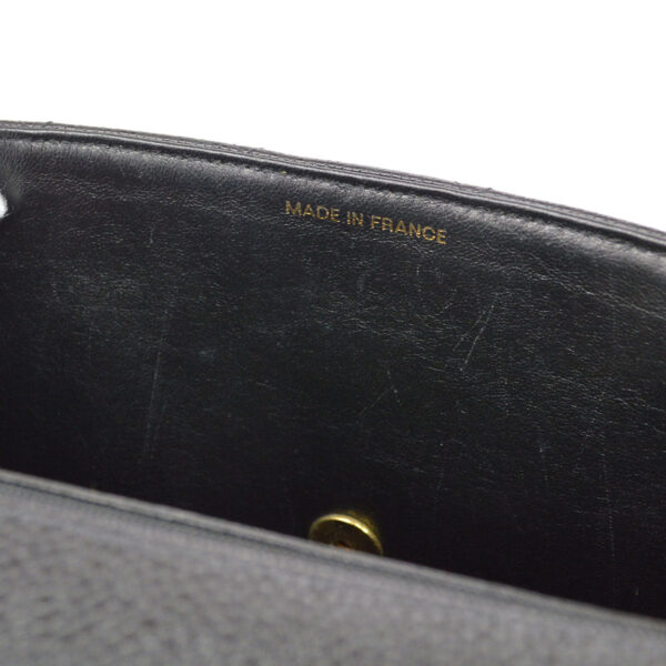 CHANEL 1994-1996 Big CC Straight Flap medium Black Caviar