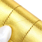 CHANEL 2001 Choco Bar East West Gold Lambskin