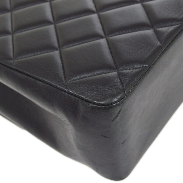 CHANEL 1991-1994 CC Flap Maxi Black Lambskin