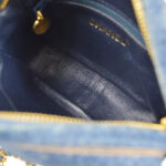CHANEL 1998 Pocket Camera Bag Mini Denim